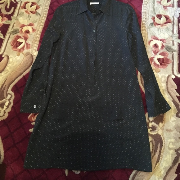 Equipment 100% Silk Long Sleeve Dress w/ Pockets - Picture 9 of 10